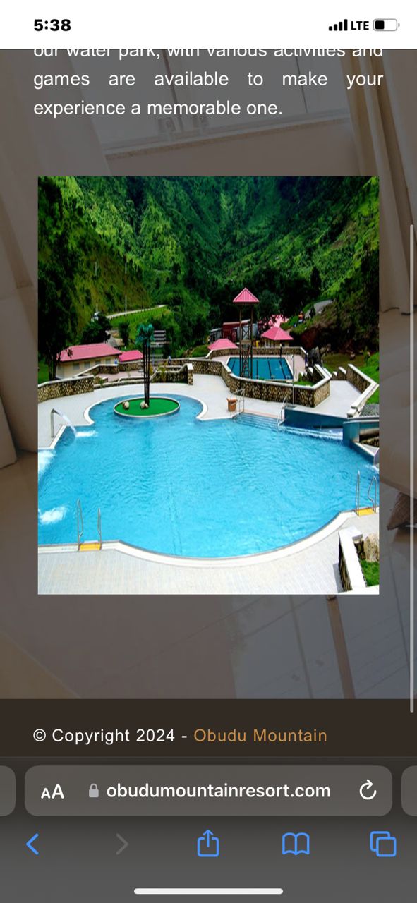 OBUDU MOUNTAIN RESORT
